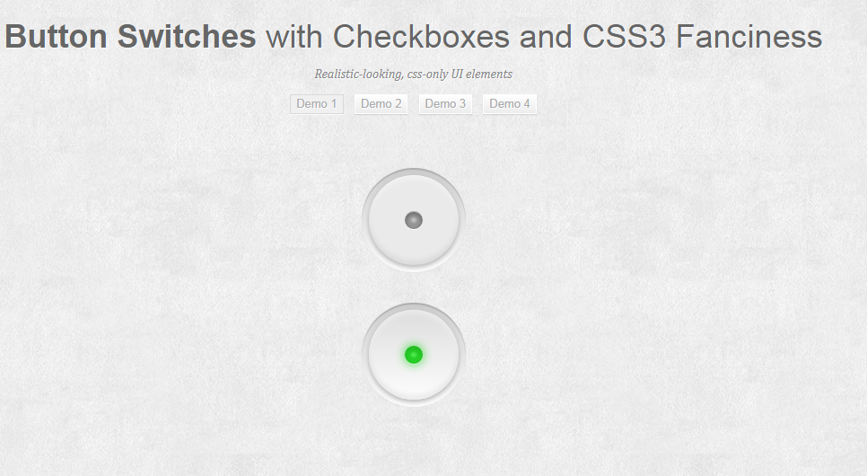CSS3模拟开关样式