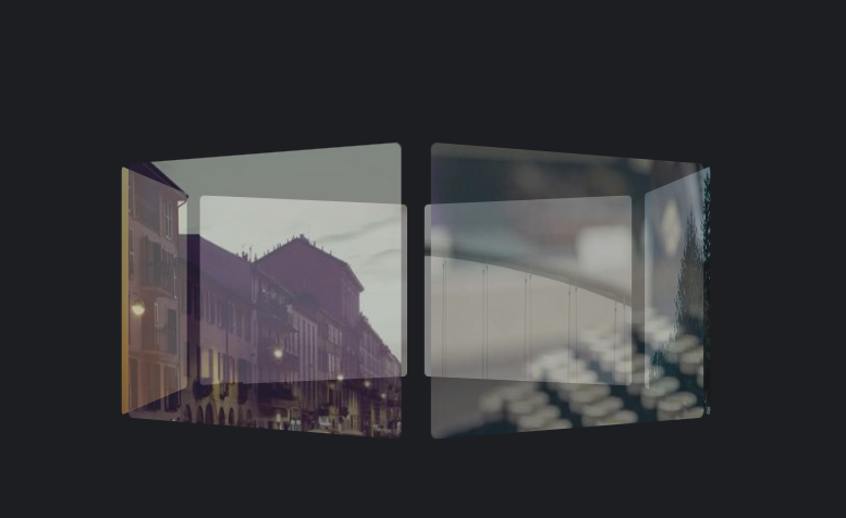 炫酷的3d旋转木马照片墙特效