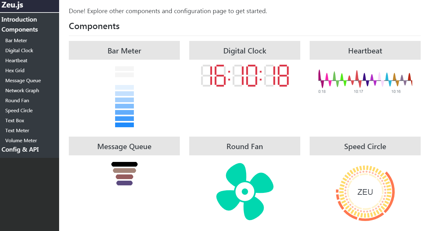 可视化javaScript库-Zeu.js