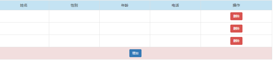 带存储的可编辑表格