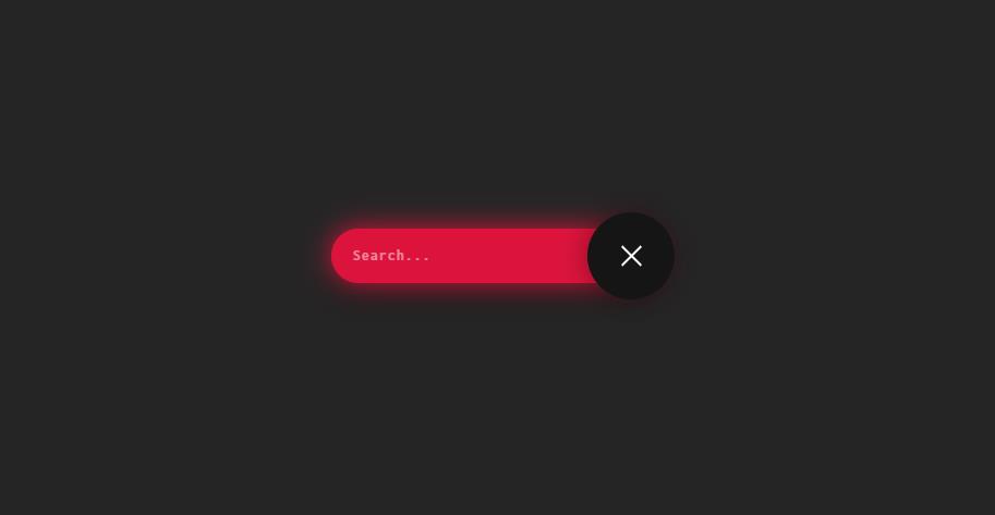 纯css3搜索框收缩展开切换代码