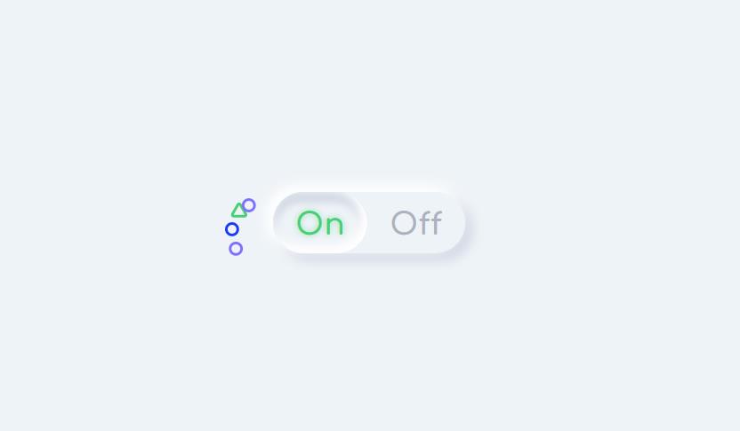 html5 svg+css3扁平立体式开关按钮切换动画特效