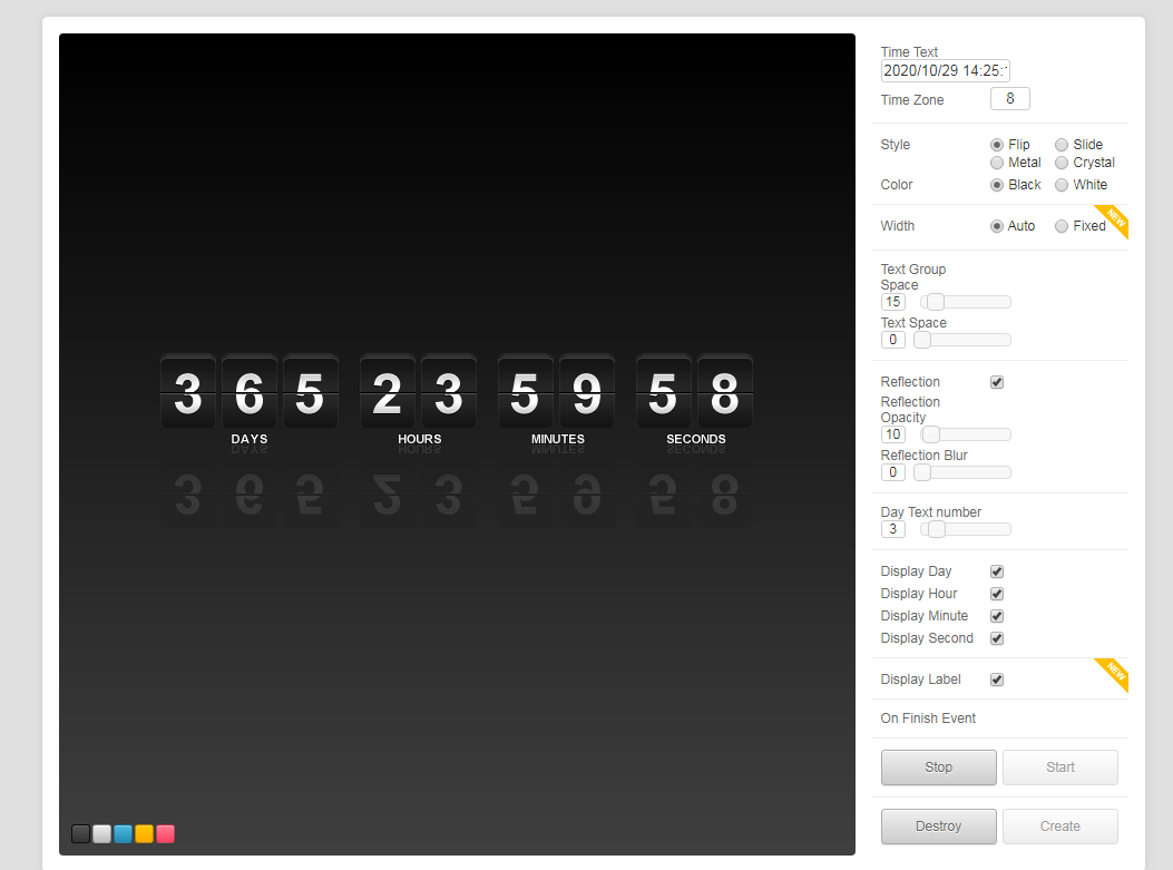 倒计时插件jCountdown