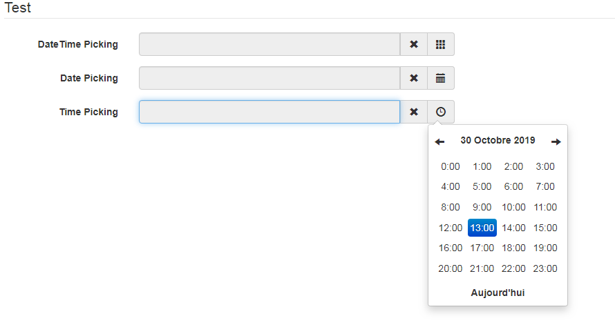 通用的datetimepicker