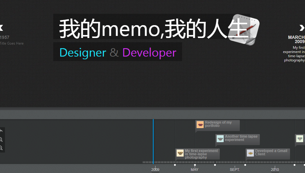 横向时间轴-TimelineJS