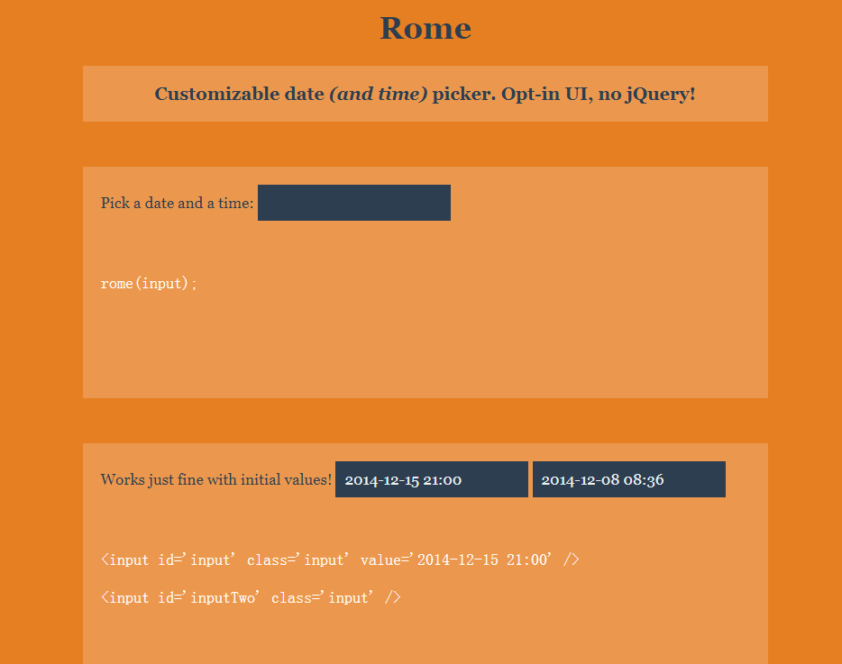 时间插件ROME