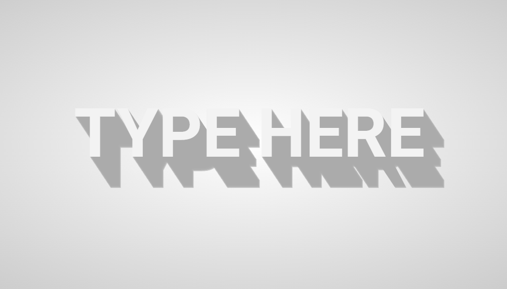 CSS实现的3D文字阴影动画