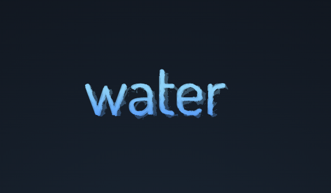 css鼠标悬停水波纹文字动画特效