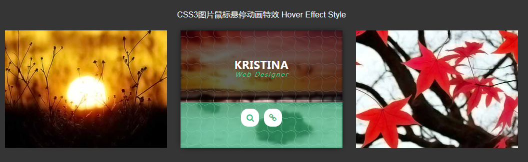 CSS3图片鼠标悬停动画