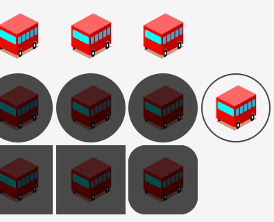 css3实现icon图表表面遮罩层的碎泡效果