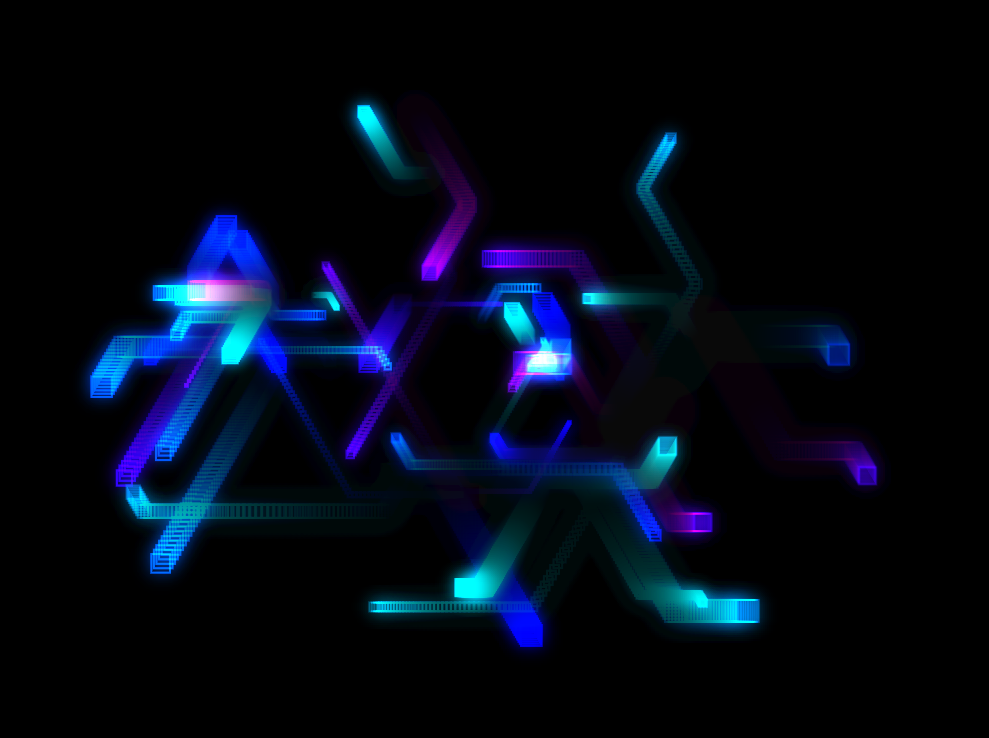 鼠标跟随几何动画