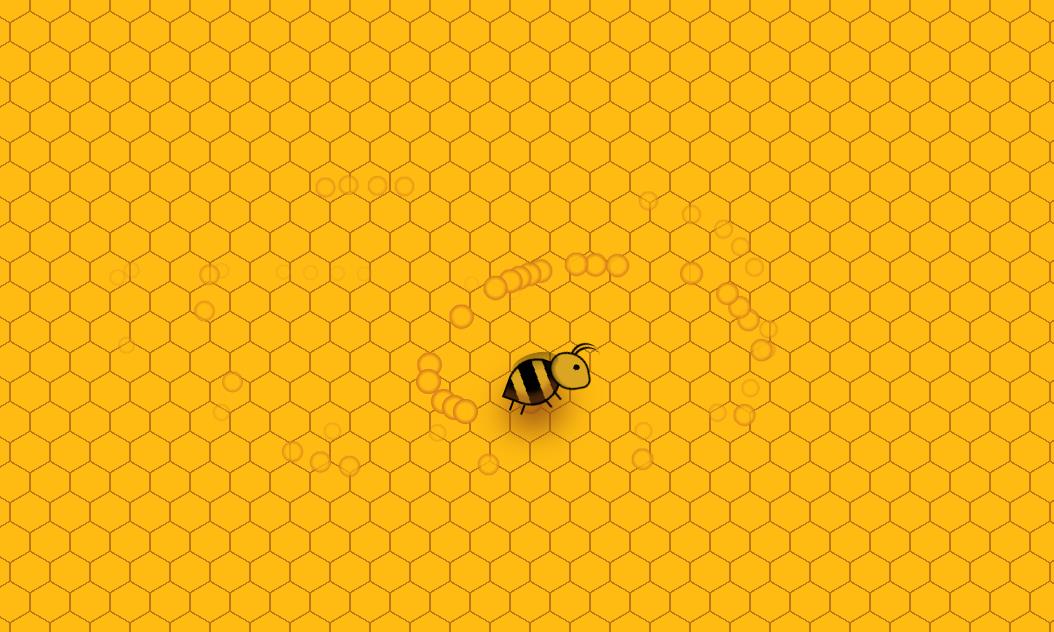 css3全屏蜂巢背景小蜜蜂鼠标指针光标动画特效