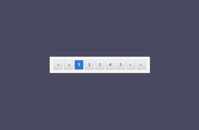 纯CSS3带过渡动画效果分页条代码