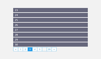 jQuery分页插件Pagination