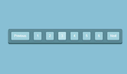 CSS3实现3D分页导航按钮