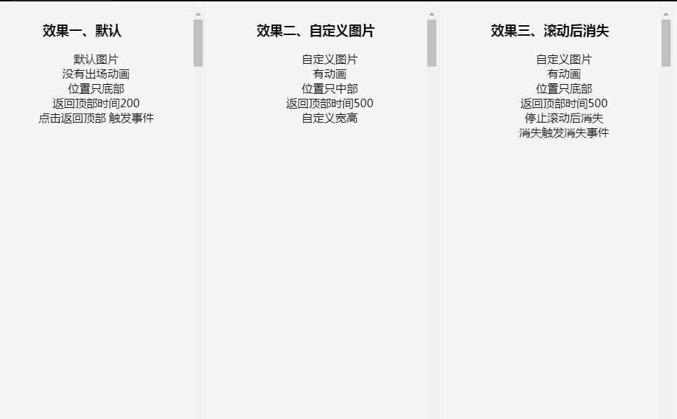 返回顶部插件goTop.js