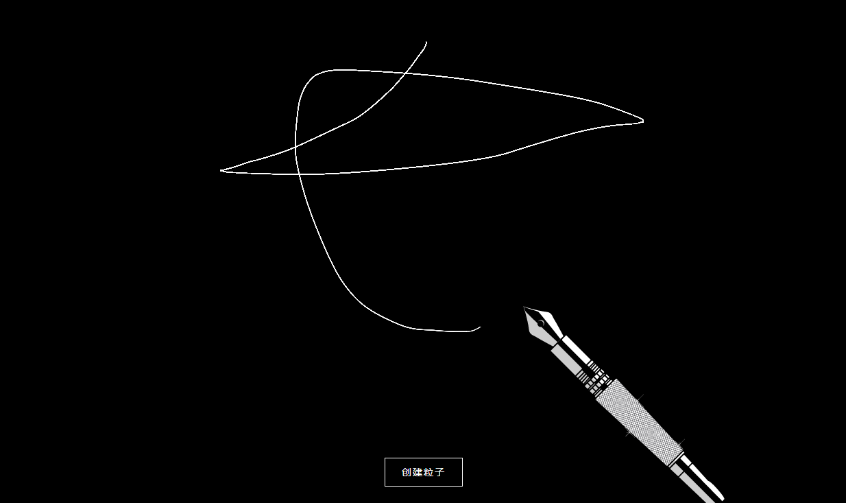 canvas钢笔绘制线条创建导火线燃烧动画效果