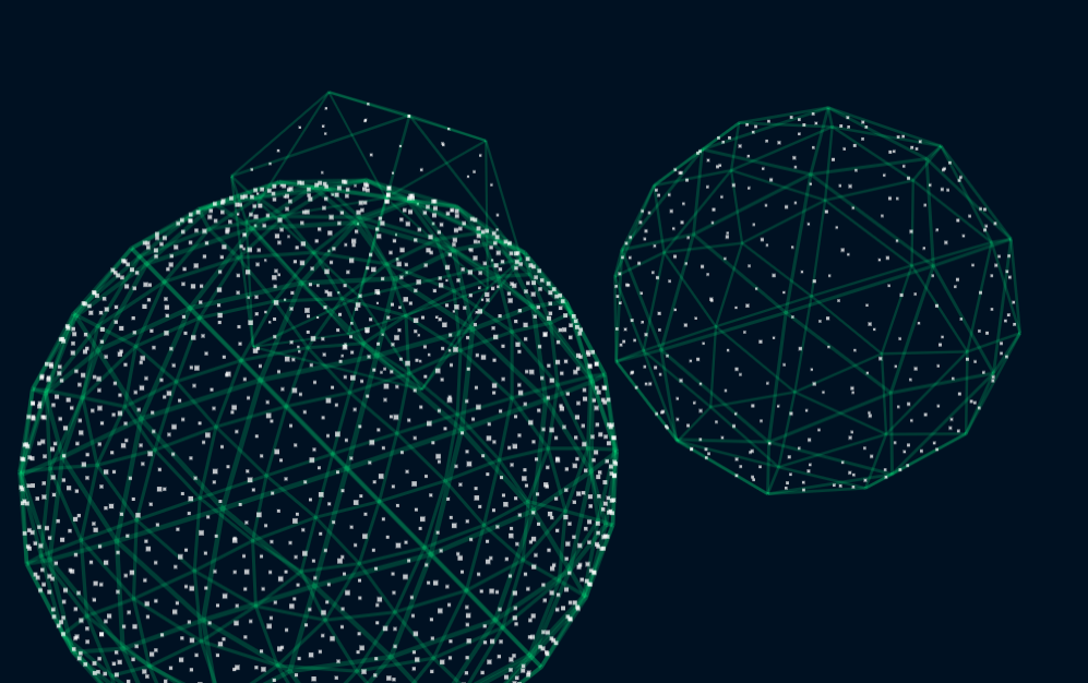 html5的canvas实现几何模型3D运动动画效果
