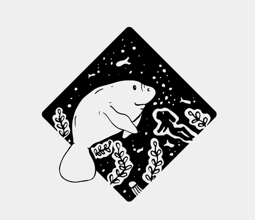 海底鱼简笔画视觉差效果