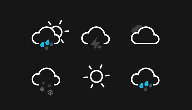 H5+CSS3动画天气图标代码