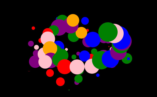 HTML5Canvas鼠标经过气泡增多特效