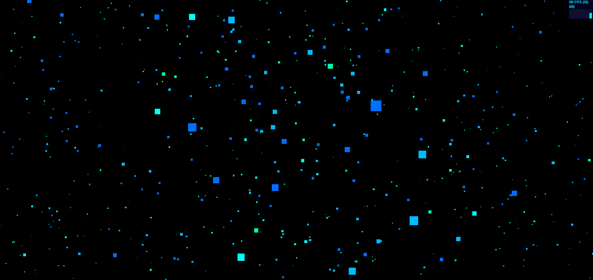 全屏的3D悬浮粒子翻转动效