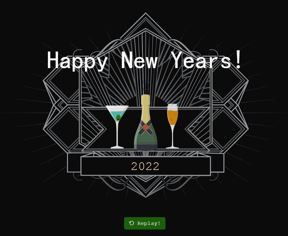 2022新年快乐祝福网页动画效果