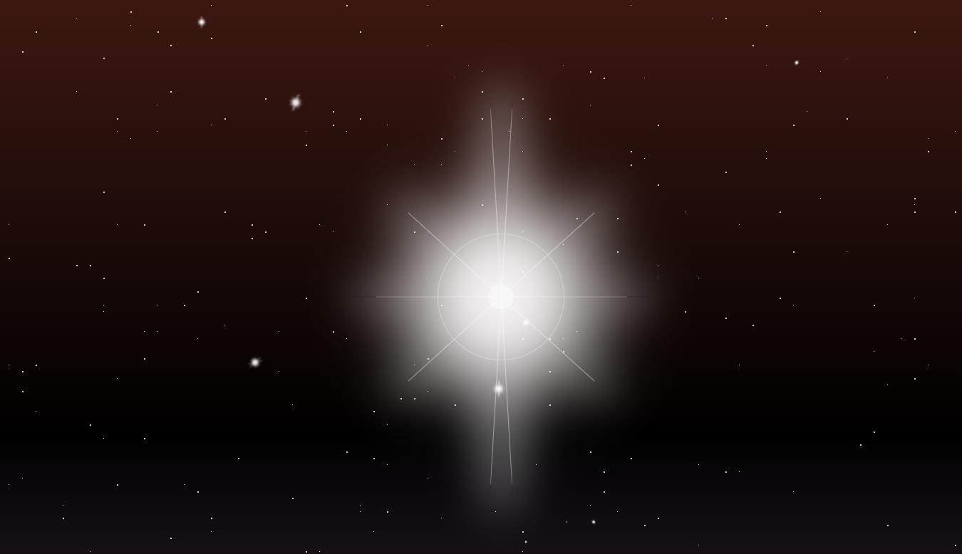 html5+css3夜空中星星光晕动画特效