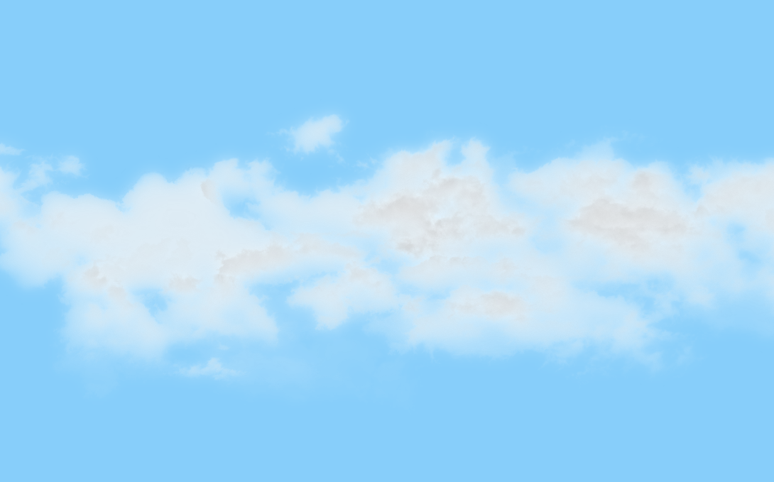 html5 canvas蓝天白云背景动画特效