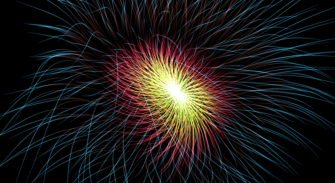 HTML5 Canvas+WebGL酷炫3D噪音线条动画特效