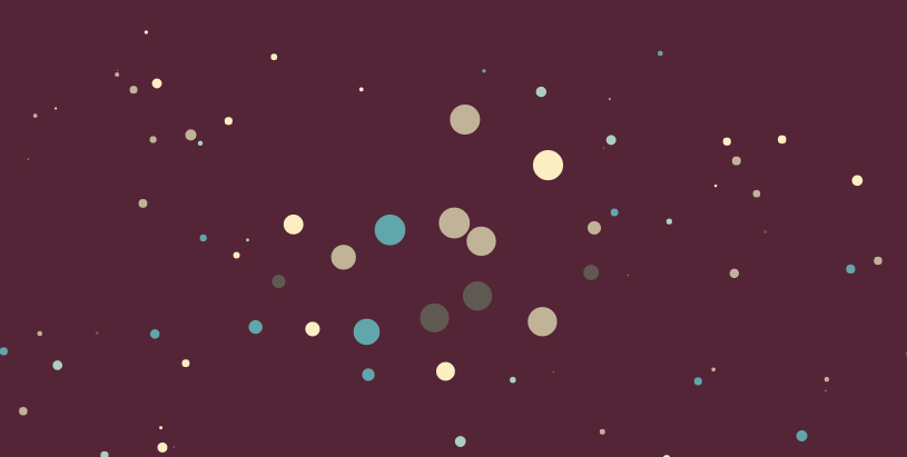 html5 canvas圆形粒子移动背景动画特效