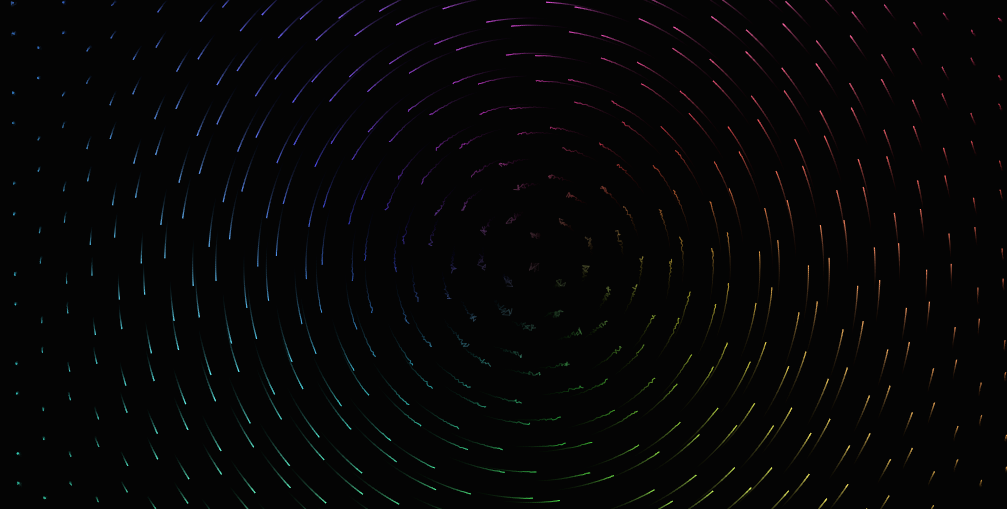 HTML5 Canvas星空黑洞动画效果