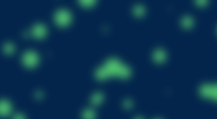 HTML5 Canvas模糊圆点粒子背景动画特效