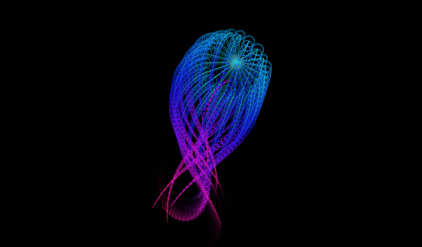 html5+canvas酷炫水母动画特效
