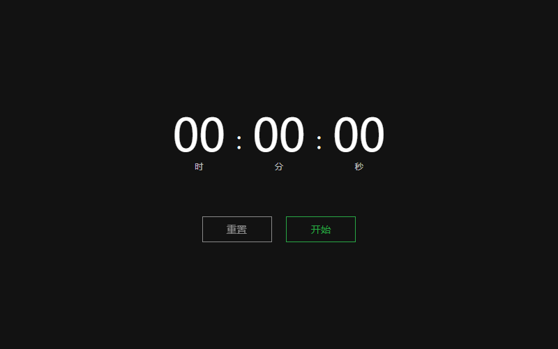 纯CSS计时器