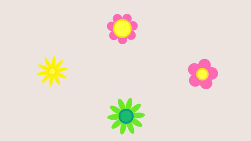 纯css3花朵样式loading加载特效