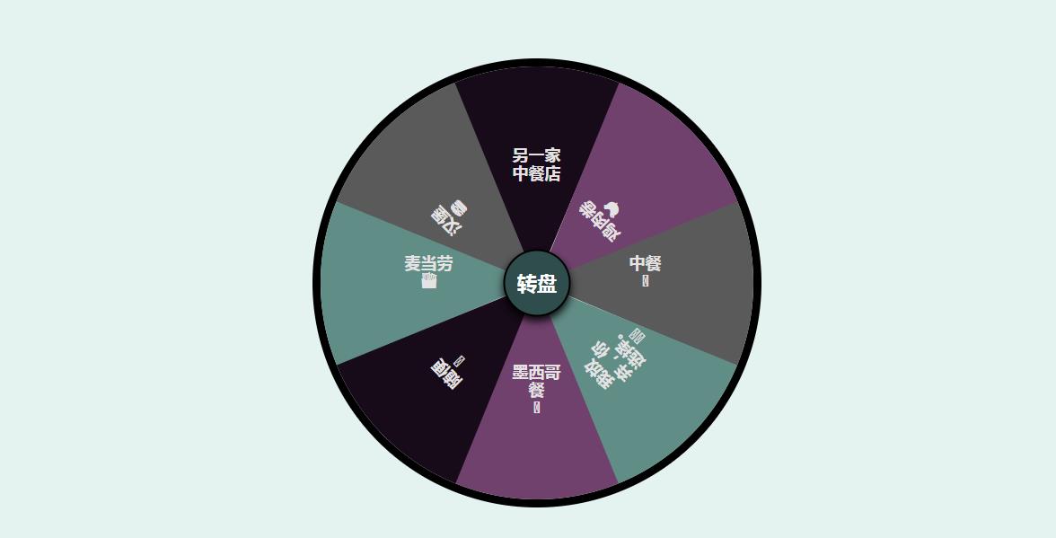 js+css3抽奖转盘旋转点餐代码