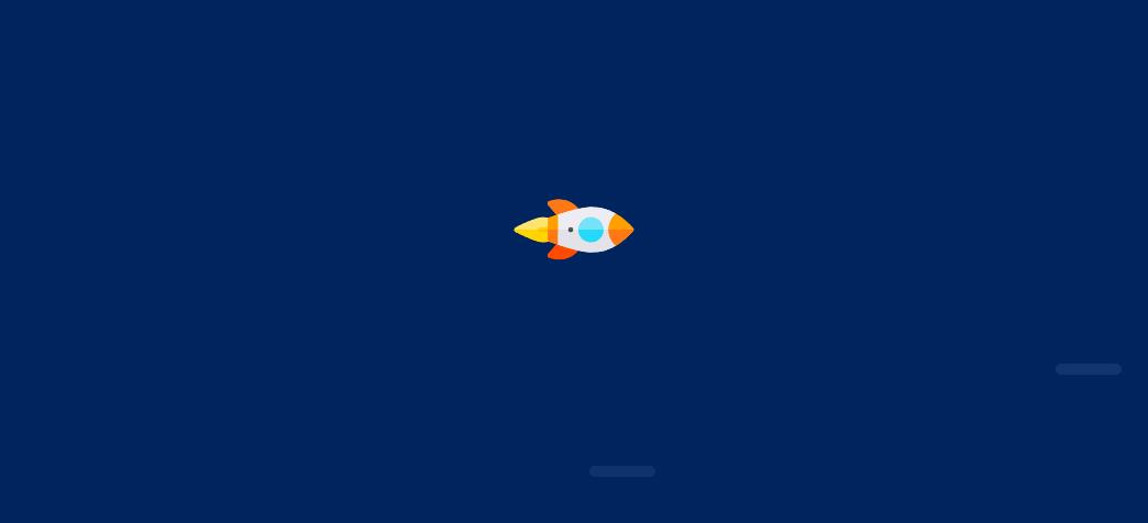 CSS3 SVG卡通火箭横向飞行动画特效