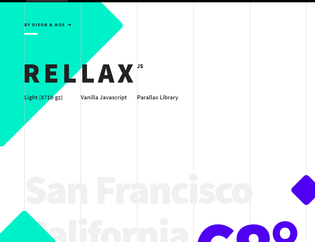 轻量级滚动视觉差特效插件rellax