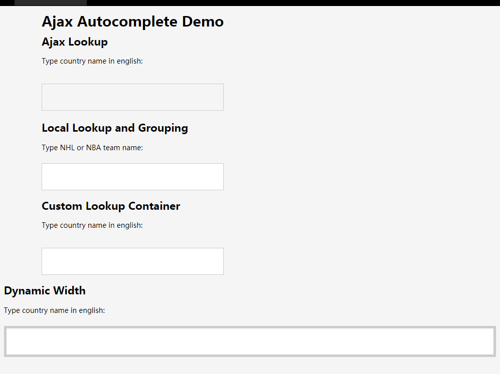 自动补全插件autocomplete.js