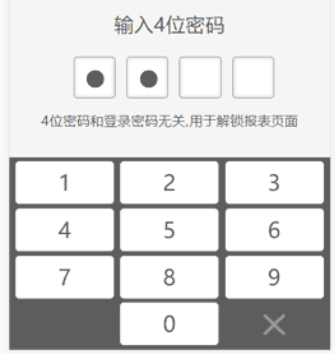 仿原生移动端设置四数字密码