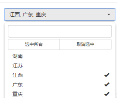 bootstrap多选实例