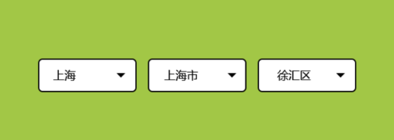 JQ省市区三级联动选择插件