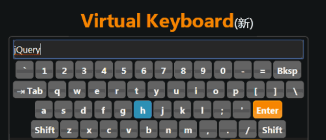 QWERTY软键盘插件Virtual Keyboard