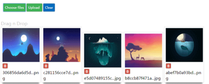 可拖拽可预览图的jQuery文件上传插件ssi-uploader