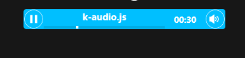 H5音乐播放插件kaudio.js