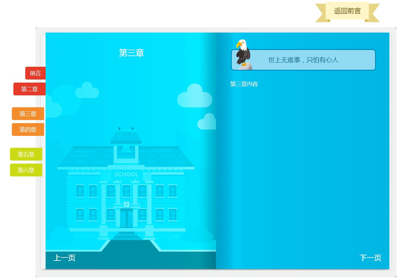jquery网页电子书翻页效果代码